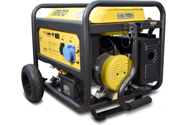 Бензиновый генератор RATO R8500D электростартер + колесный комплект для дома фото