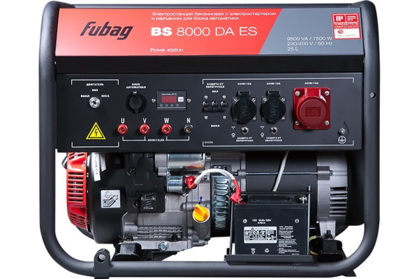 Бензиновый генератор Fubag BS 8000 DA ES портативный Бензиновый генератор Fubag BS 8000 DA ES портативный фото