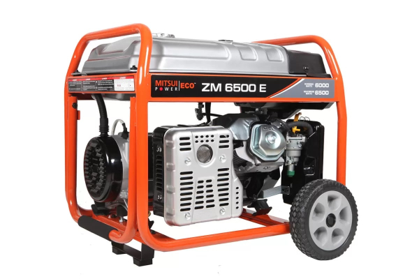 Бензиновый генератор Mitsui ZM 6500 E синхронный фото