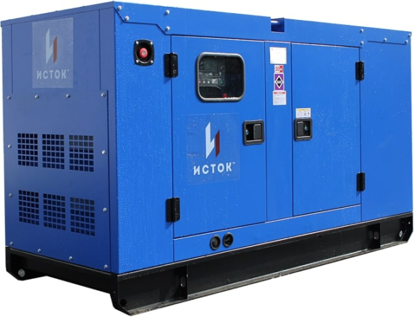 Дизельный генератор Исток АД40С-Т400-РПМ15-1 в кожухе с АВР  бесшумный фото
