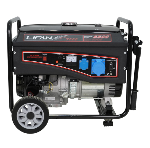 Бензиновый генератор Lifan 6 GF-3 (LF7000) портативный Бензиновый генератор Lifan 6 GF-3 (LF7000) портативный фото