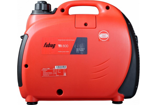 Бензиновый инверторный генератор Fubag TI 800 на колесах фото