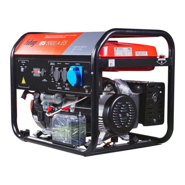 Бензиновый генератор Fubag BS 5500 A ES портативный фото