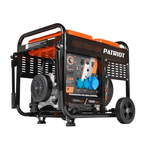 Дизельный генератор PATRIOT GRD 7500 AW 472702275 передвижной фото