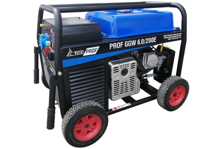 Бензиновый генератор ТСС PROF GGW 6.0/200E (MMA/TIG/Cellulose) фото