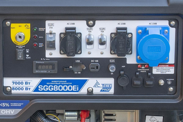 Бензиновый инверторный генератор ТСС SGG 8000Ei портативный Бензиновый инверторный генератор ТСС SGG 8000Ei портативный фото