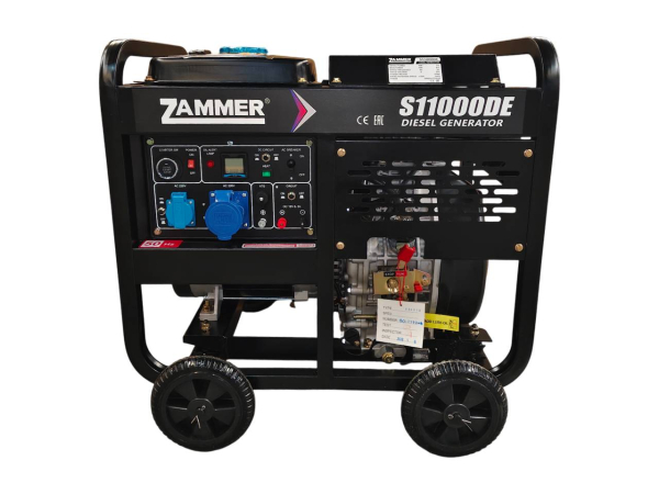 Дизельный генератор Zammer S11000DE S11000DE передвижной фото