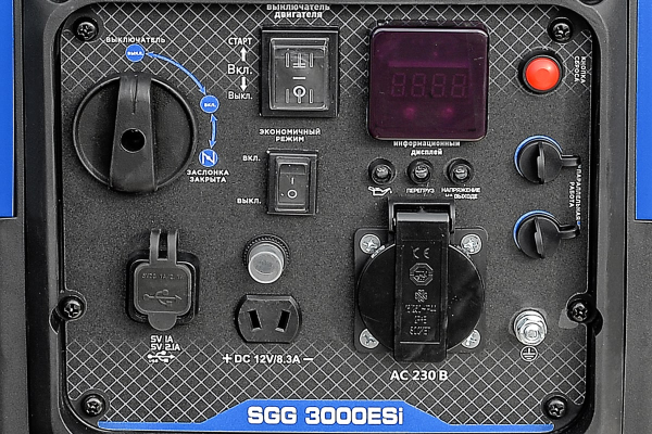 Бензиновый инверторный генератор ТСС SGG 3000ESi (Запуск с кнопки) бесшумный фото