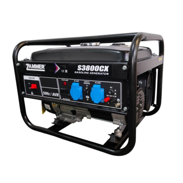 Бензиновый генератор Zammer S3800CX резервный фото
