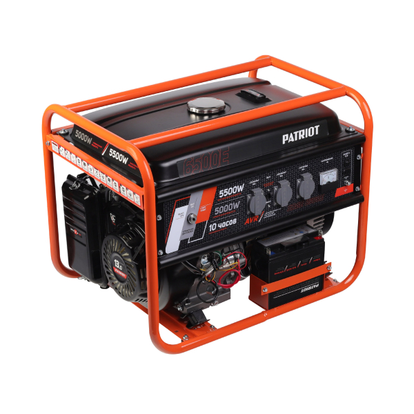 Бензиновый генератор PATRIOT SRGE 6500 E синхронный фото