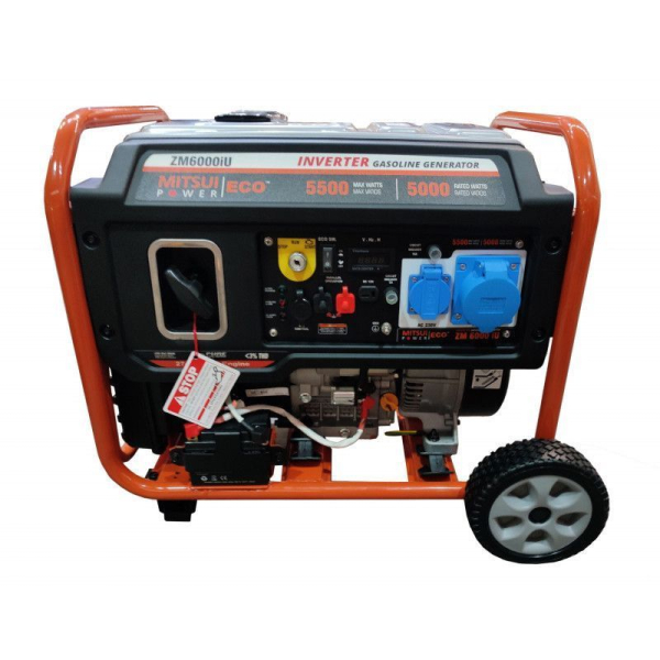 Бензиновый инверторный генератор Mitsui ZM 6000 IU портативный Бензиновый инверторный генератор Mitsui ZM 6000 IU портативный фото