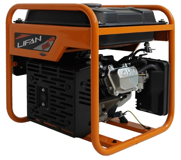 Бензиновый инверторный генератор Lifan 4800IO на колесах фото