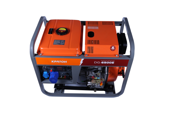 Дизельный генератор КРАТОН DG-6500E 3 08 02 027 передвижной фото