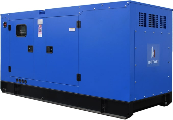 Дизельный генератор Исток АД120С-Т400-РПМ35 в кожухе  фото