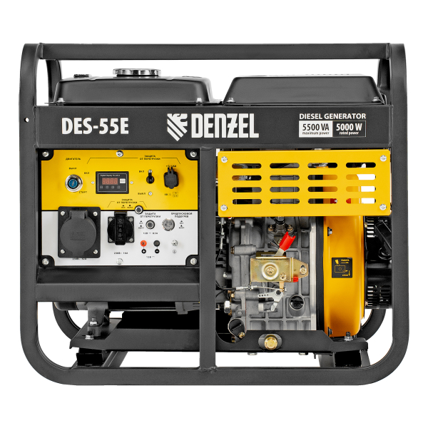 Дизельный генератор DENZEL DES-55E 94414 2-х тактный фото