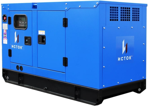 Дизельный генератор Исток АД20С-Т400-РПМ15 в кожухе с АВР  2-х тактный фото