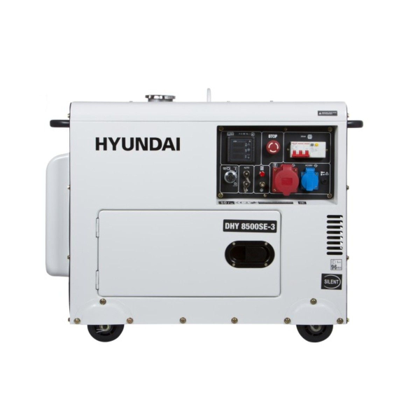 Дизельный генератор Hyundai DHY 8500 SE-3  на колесах Дизельный генератор Hyundai DHY 8500 SE-3  на колесах фото