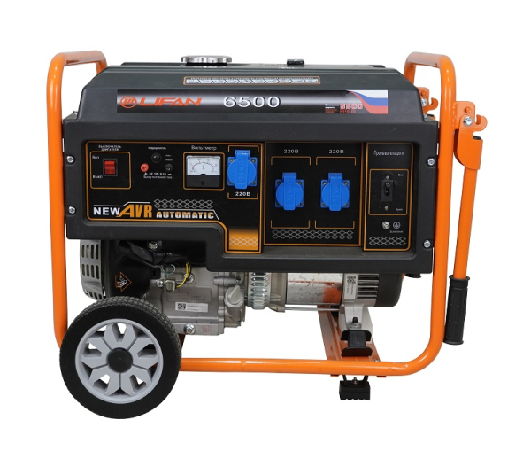 Бензиновый генератор Lifan 5 GF-3 (LF6500) резервный фото