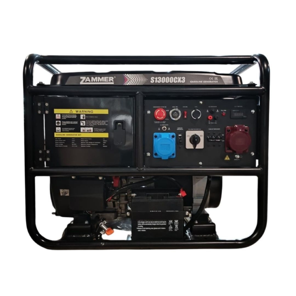 Бензиновый генератор Zammer S13000CX3 для дома фото