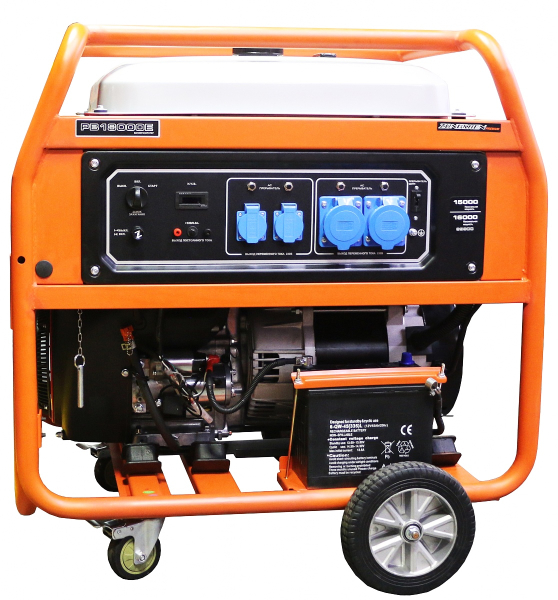 Бензиновый генератор Zongshen PB 18000 E синхронный фото
