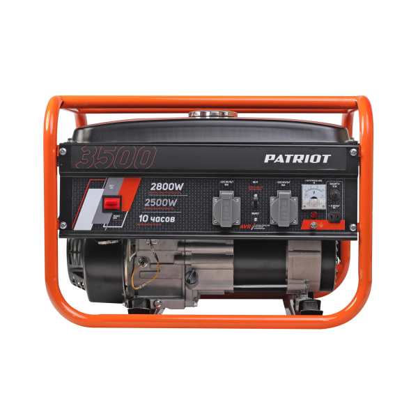 Бензиновый генератор PATRIOT SRGE 3500 передвижной фото