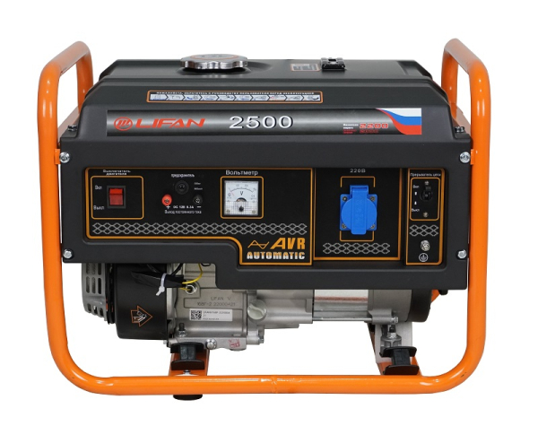 Бензиновый генератор Lifan 2 GF-3 (LF2500) на колесах фото