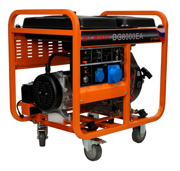 Дизельный генератор Lifan DG8000EA 00157314 переносной фото