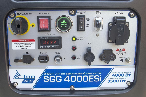 Бензиновый инверторный генератор ТСС SGG 4000ESi с блоком АВР портативный Бензиновый инверторный генератор ТСС SGG 4000ESi с блоком АВР портативный фото