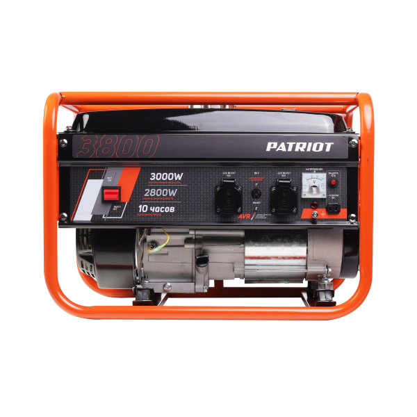 Бензиновый генератор PATRIOT SRGE 3800 передвижной фото