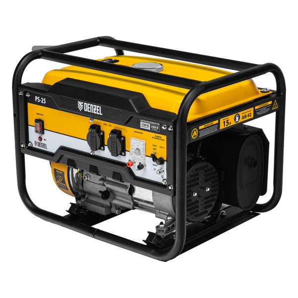 Бензиновый генератор DENZEL PS 25 для дома фото
