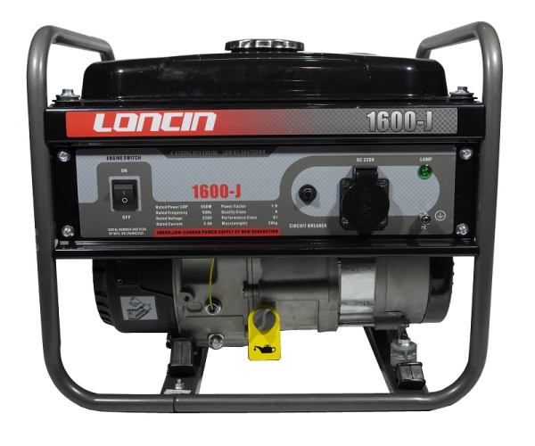 Бензиновый генератор Loncin LC1600-JS для дачи фото