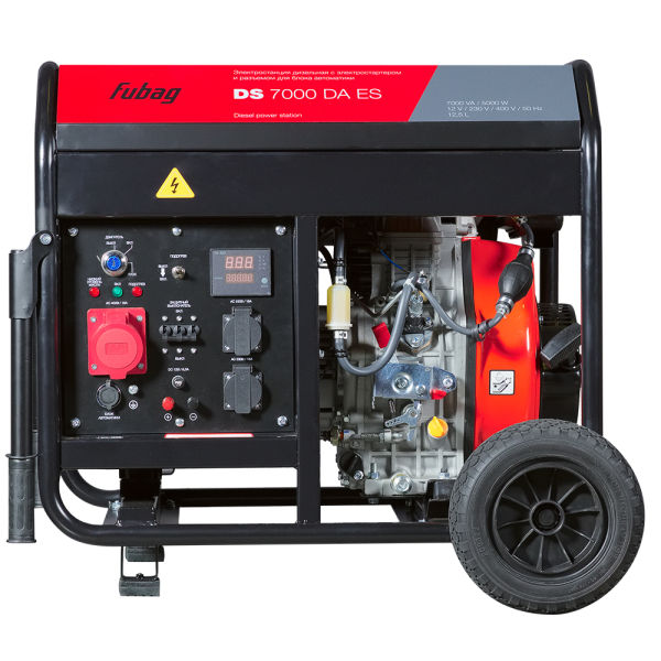 Дизельный генератор Fubag Дизельный генератор трёхфазный FUBAG DS 7000 DA ES 641695 на колесах фото