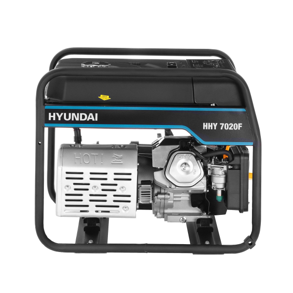 Бензиновый генератор Hyundai HHY 7020F на колесах Бензиновый генератор Hyundai HHY 7020F на колесах фото