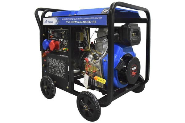 Дизельный сварочный генератор ТСС DGW 6.0/200ED-R3 026496 портативный фото