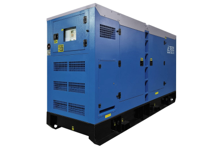 Дизельный генератор ТСС ЭД-200-Т400 в шумозащитном кожухе на прицепе фото