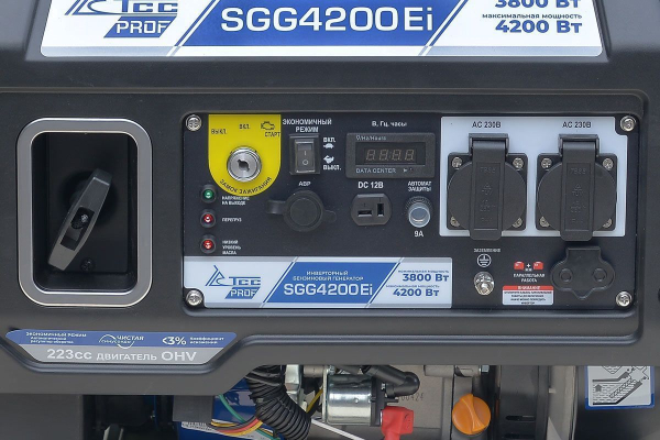 Бензиновый инверторный генератор ТСС SGG 4200Ei с блоком АВР портативный Бензиновый инверторный генератор ТСС SGG 4200Ei с блоком АВР портативный фото