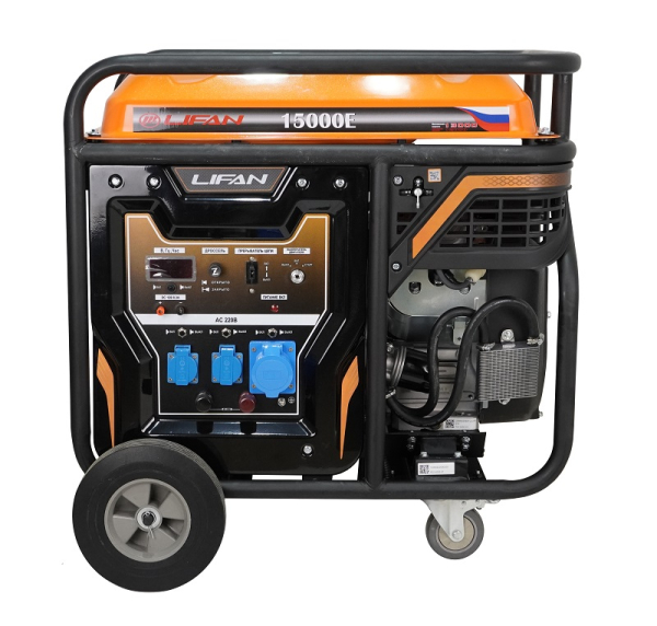 Бензиновый генератор Lifan 12 GF-4 (LF15000E) синхронный фото