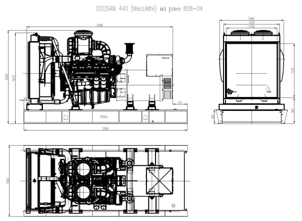 Дизельный генератор ТСС АД-440С-Т400-1РМ17 (Mecc Alte) 015103 промышленный Дизельный генератор ТСС АД-440С-Т400-1РМ17 (Mecc Alte) 015103 промышленный фото