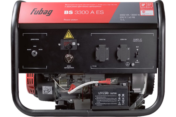 Бензиновый генератор Fubag BS 3300 A ES для дачи фото