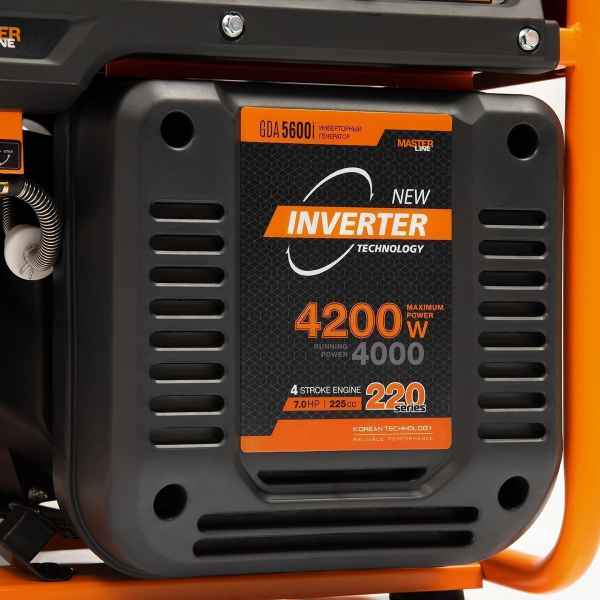 Бензиновый инверторный генератор DAEWOO GDA 5600i для дома фото