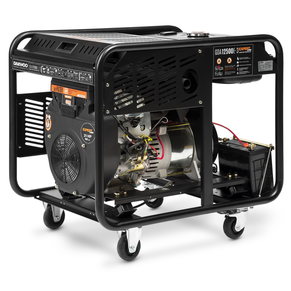 Бензиновый генератор DAEWOO GDA 12500E-3 для газового котла фото