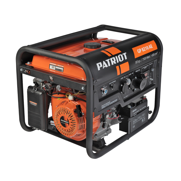 Бензиновый генератор PATRIOT GP 8210 AE для газового котла фото