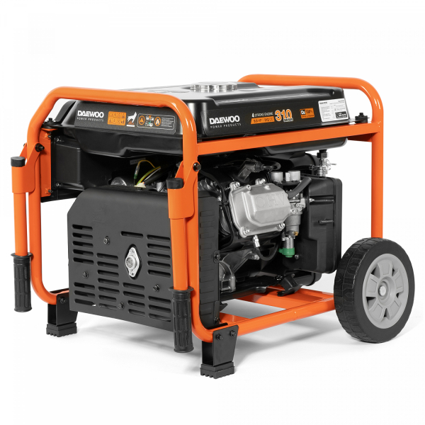 Бензиновый инверторный генератор DAEWOO GDA 6600Ei на колесах фото