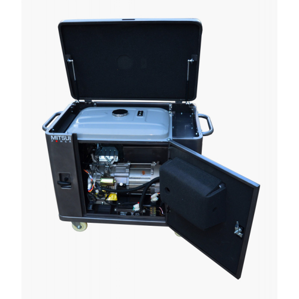 Бензиновый генератор Mitsui ZM 7000 SE синхронный фото