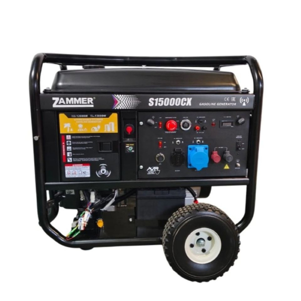 Бензиновый генератор Zammer S15000CX переносной фото