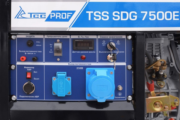 Дизельный генератор ТСС SDG 7500EHA 100026 стационарный Дизельный генератор ТСС SDG 7500EHA 100026 стационарный фото