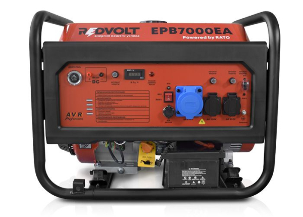 Бензиновый генератор REDVOLT EPB7000EA для дома фото