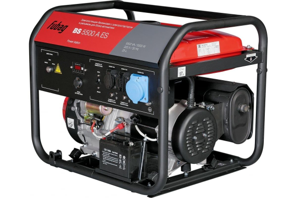 Бензиновый генератор Fubag BS 5500 A ES для дачи фото