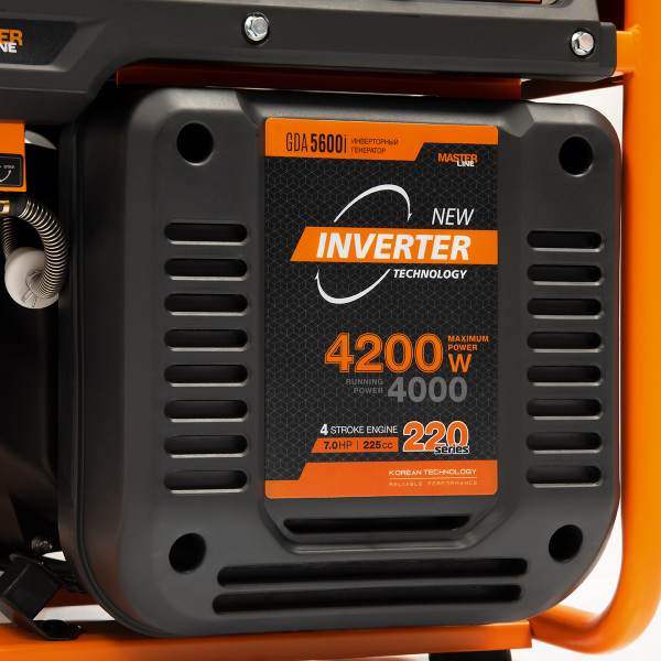Бензиновый инверторный генератор DAEWOO GDA 5600i для газового котла фото