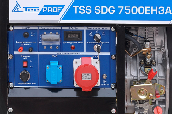 Дизельный генератор ТСС SDG 7500EH3A 100027 2-х тактный фото